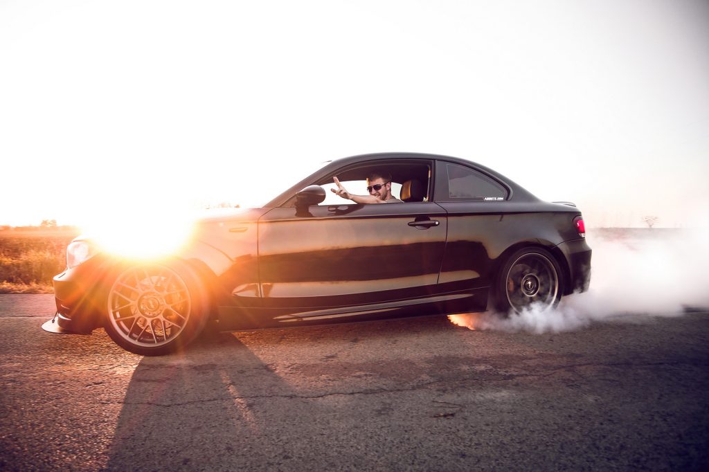 BMW 135i - Burnout