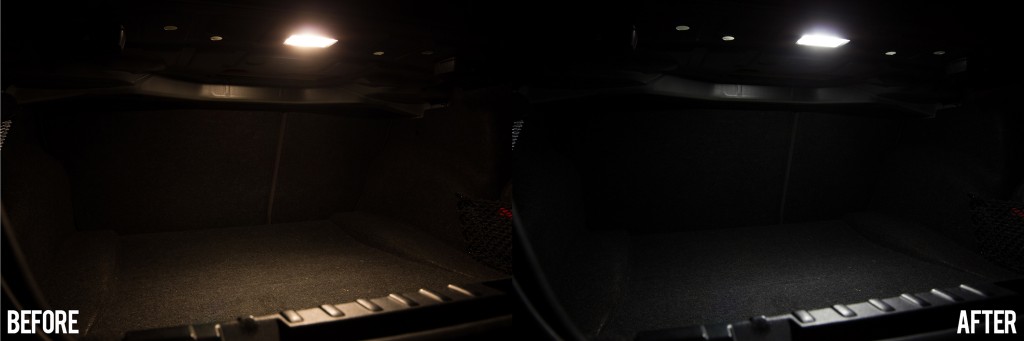 BMW 135i - trunk light conversion