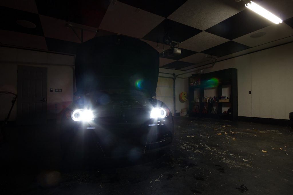 LUX H8 Angel Eyes Installed